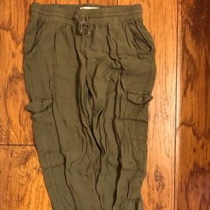 Olive green joggers
